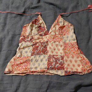 Vintage Patchwork Halter-top